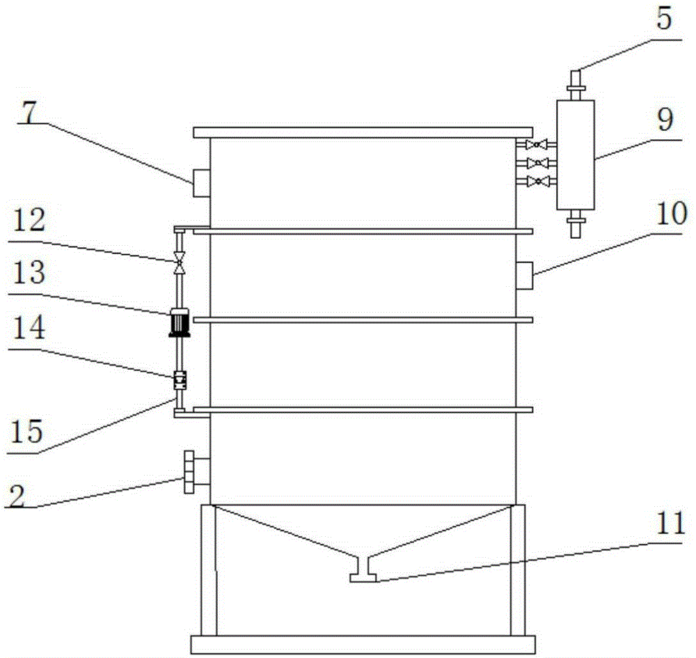 Complete set of electrocatalytic reaction device and treatment method for treating high-salt and high-ammonia-nitrogen wastewater