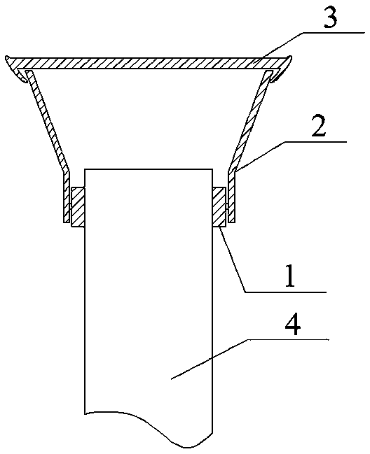 A combined device and method for treating cuts after tree trunking