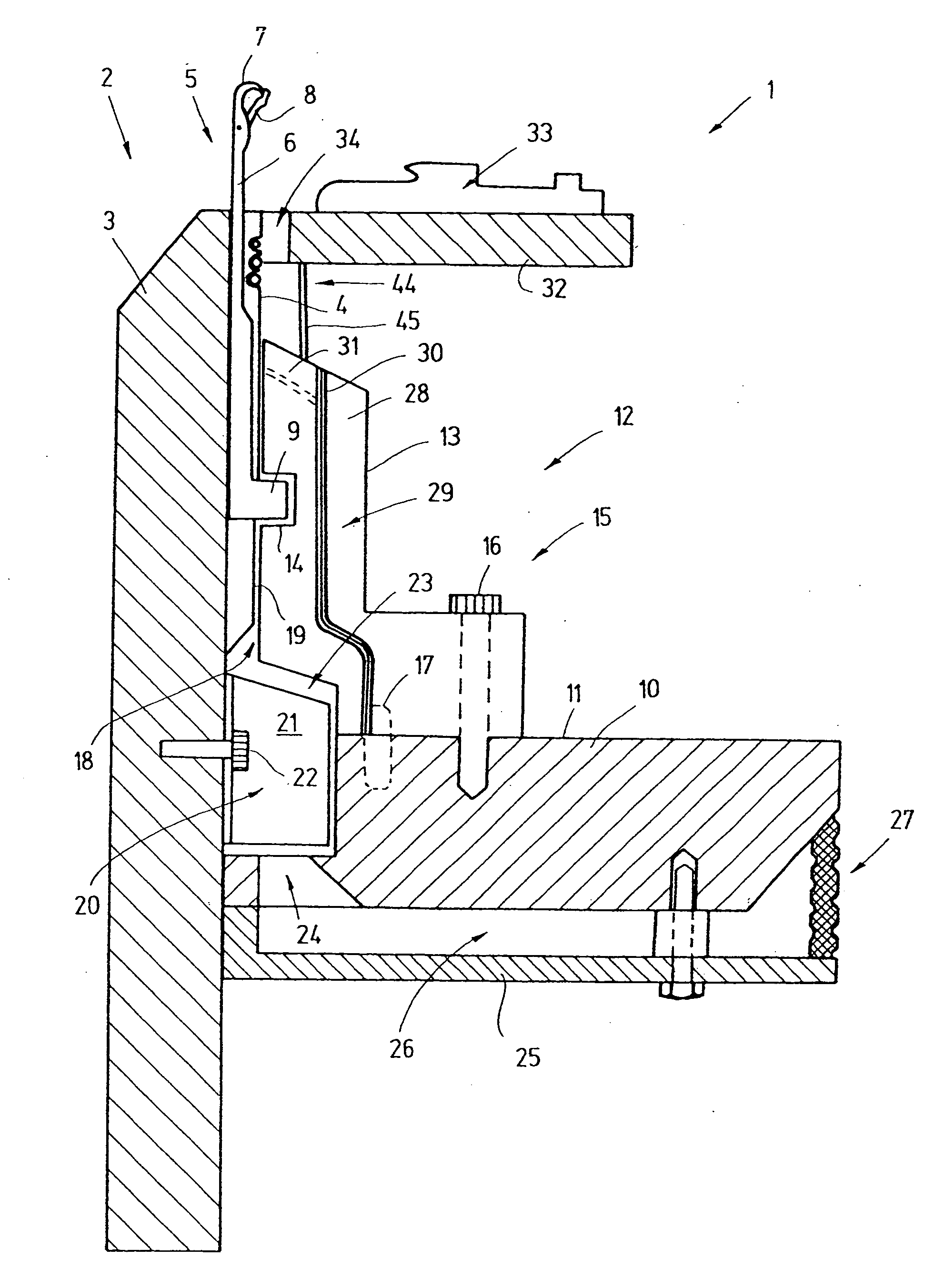 Knitting machines with air feed