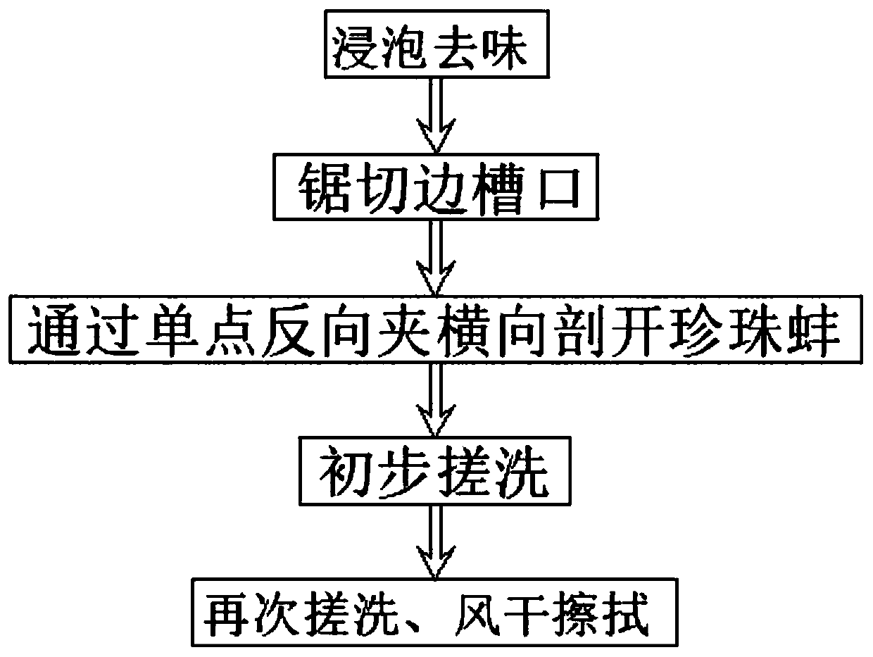 Single-point rapid pearl acquisition method based on pearl culturing