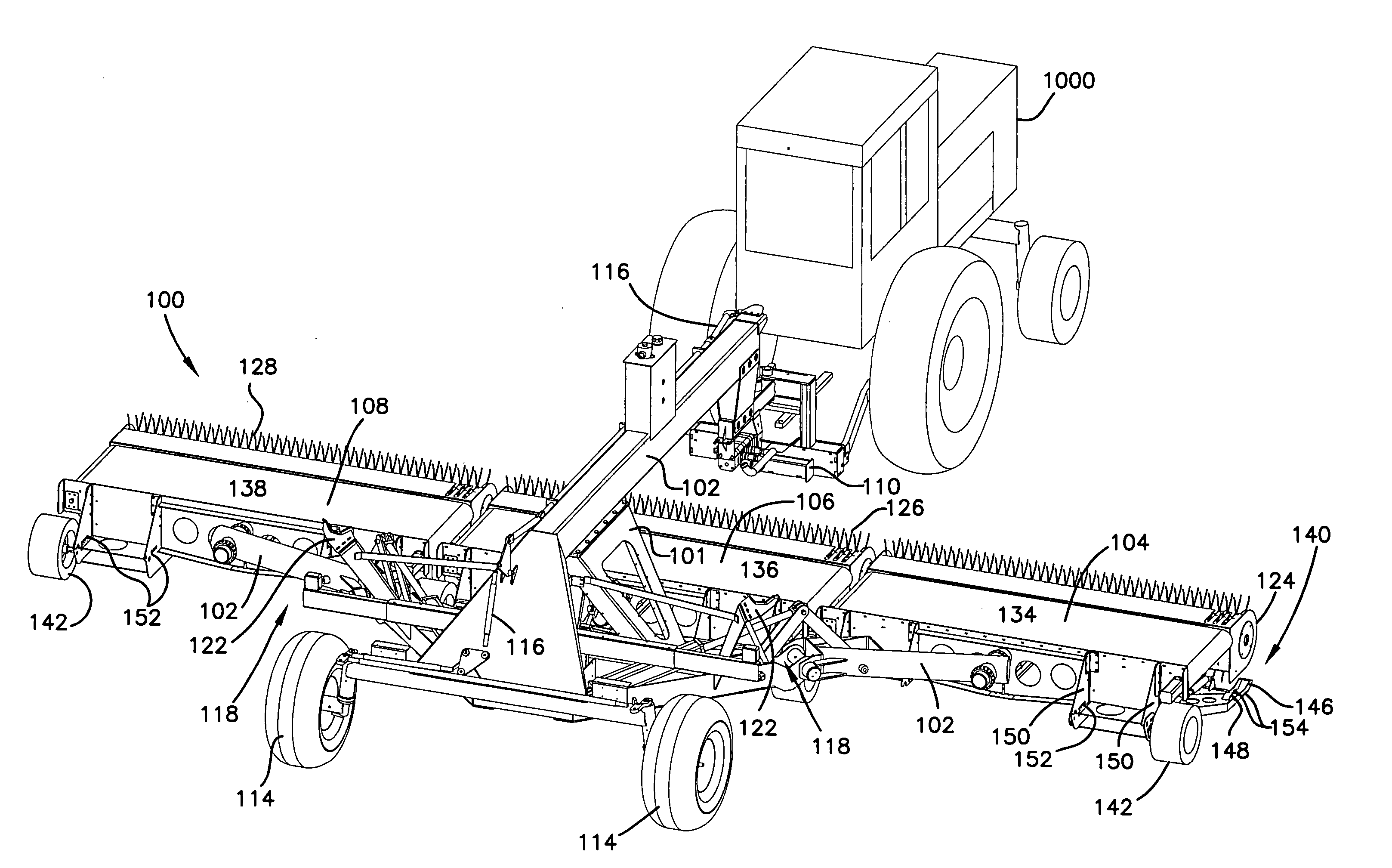 Windrow merging apparatus