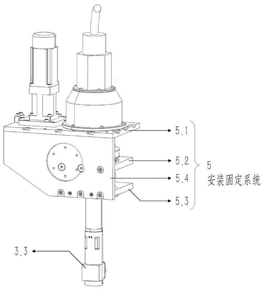 Rotatable inner hole laser cladding device