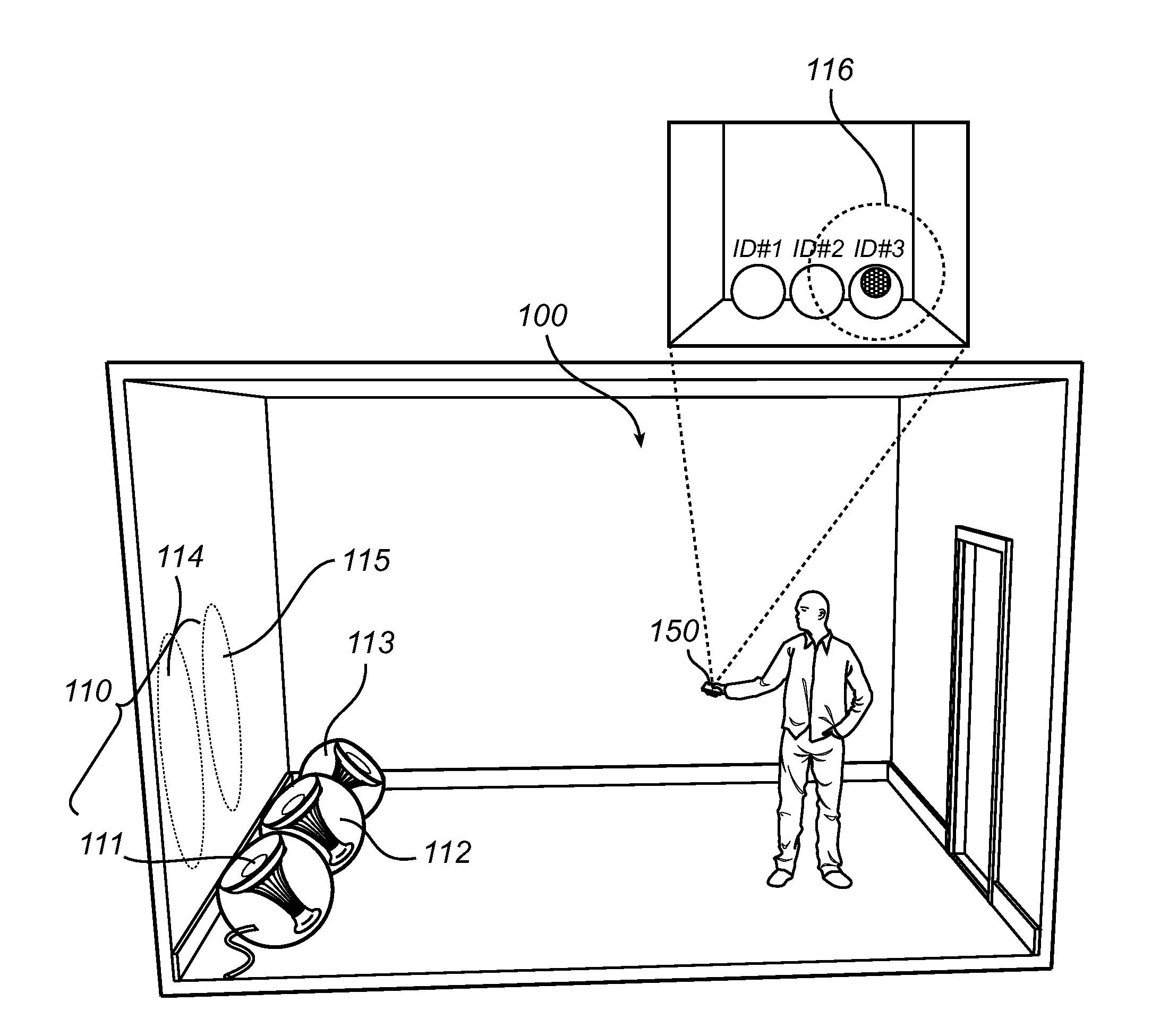 Light detection system and method