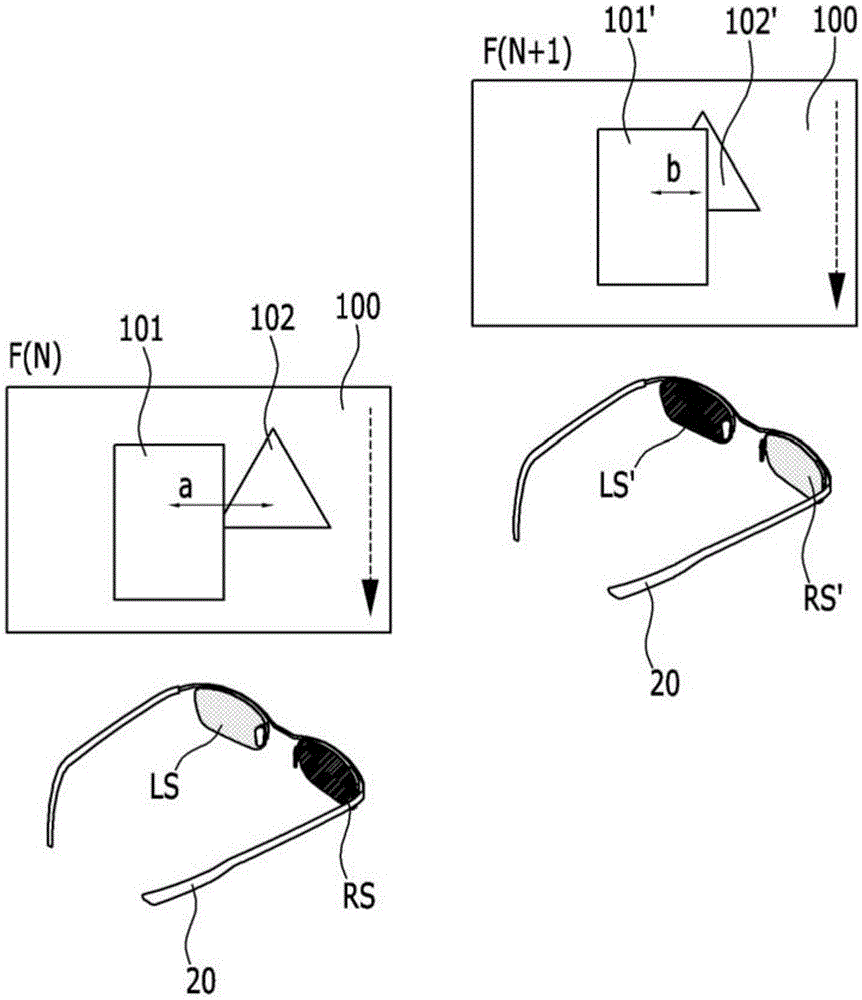 Shutter glasses, method for driving the shutter glasses, and display device using the same