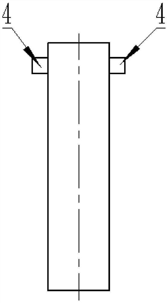 Workover treatment derrick guy rope tail rope processing device and processing method thereof