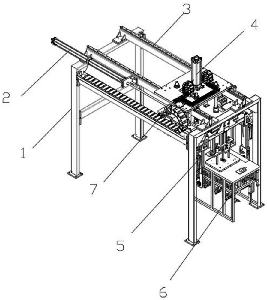 A lifting mechanism for roll production and its use method