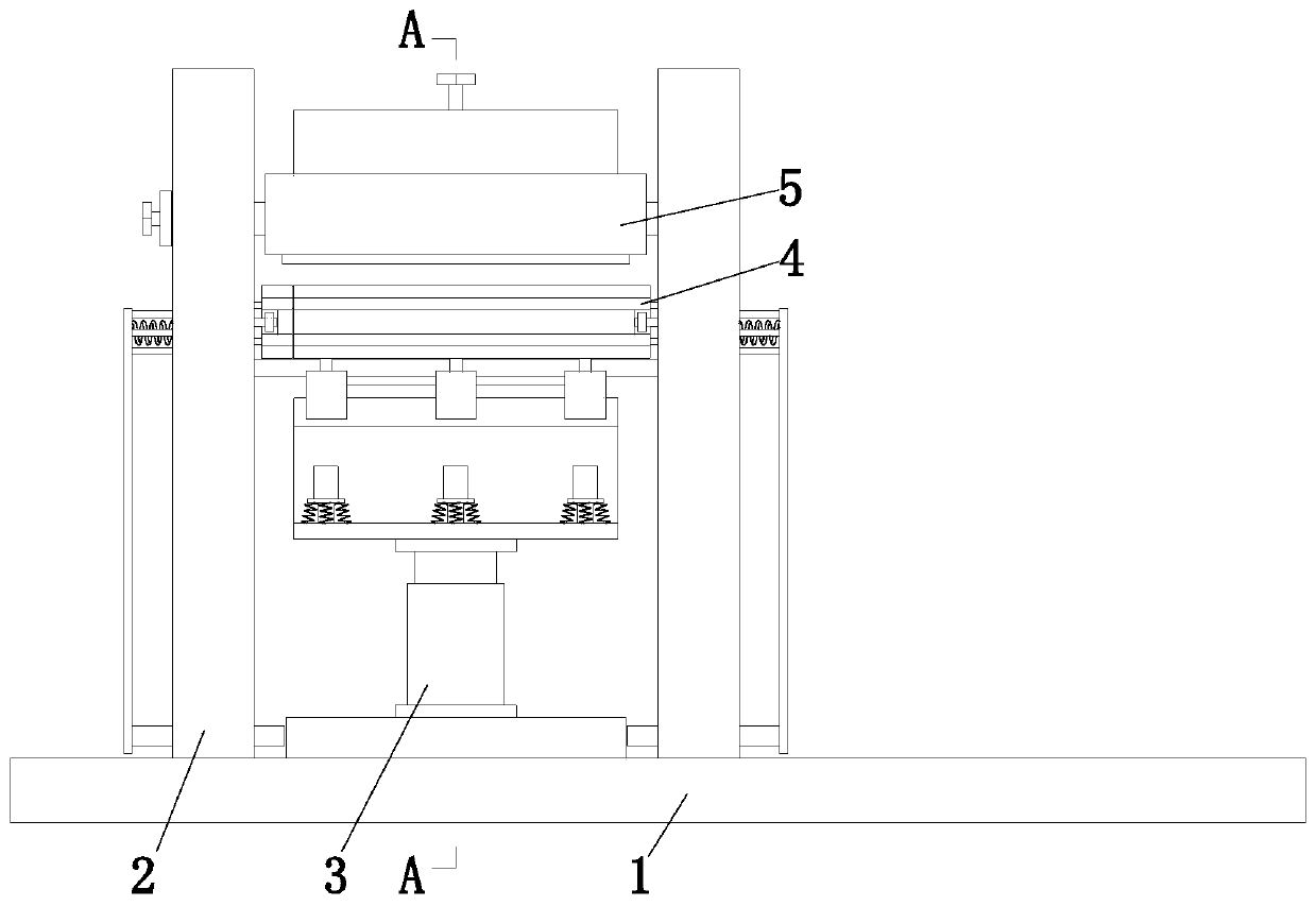 Metal plate machining mold