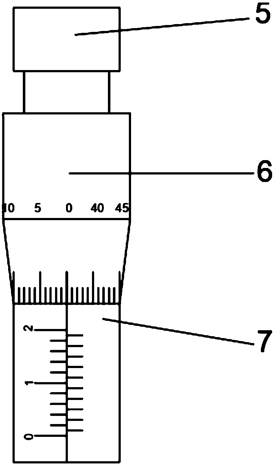 Osteotomy device for precisely determining width