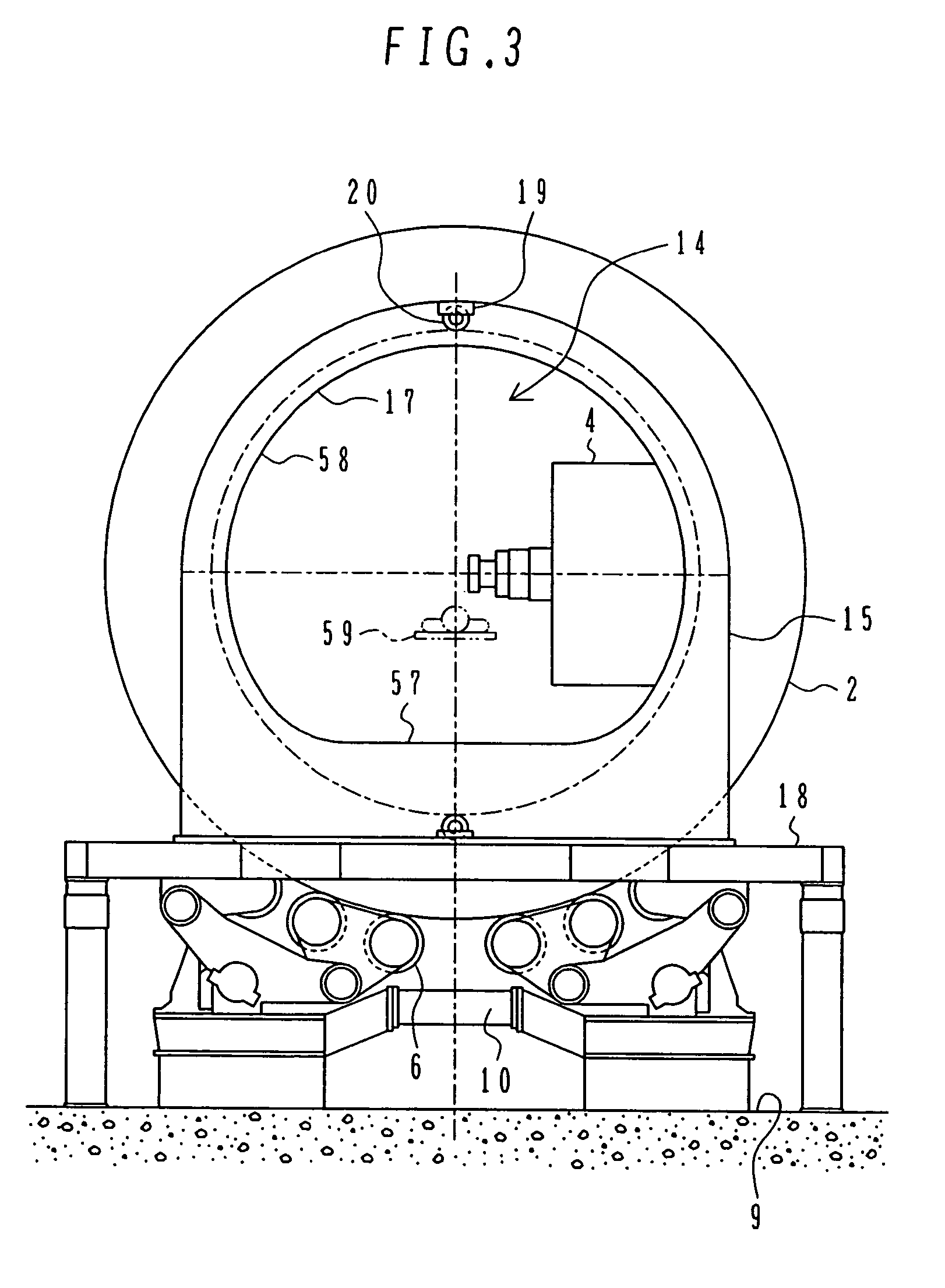 Medical particle irradiation apparatus