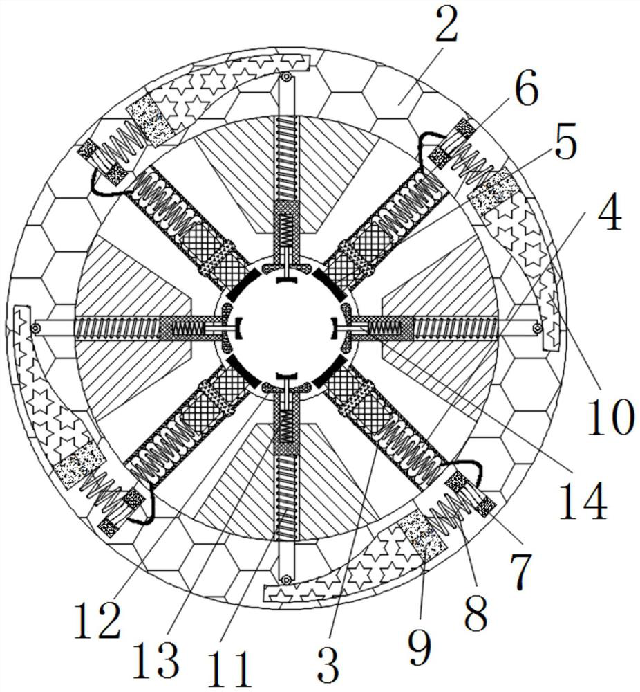 Intelligent manufacturing computer winding displacement device