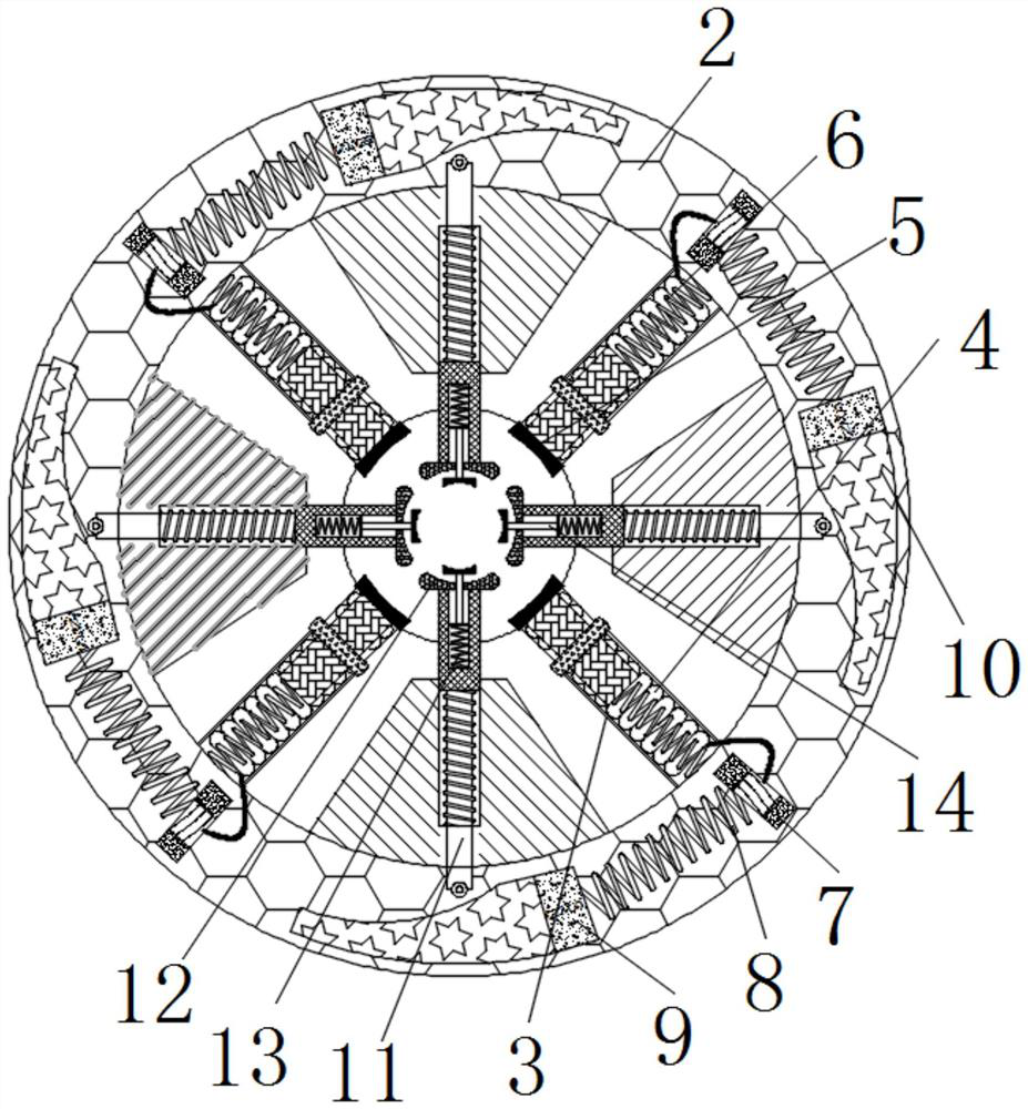 Intelligent manufacturing computer winding displacement device