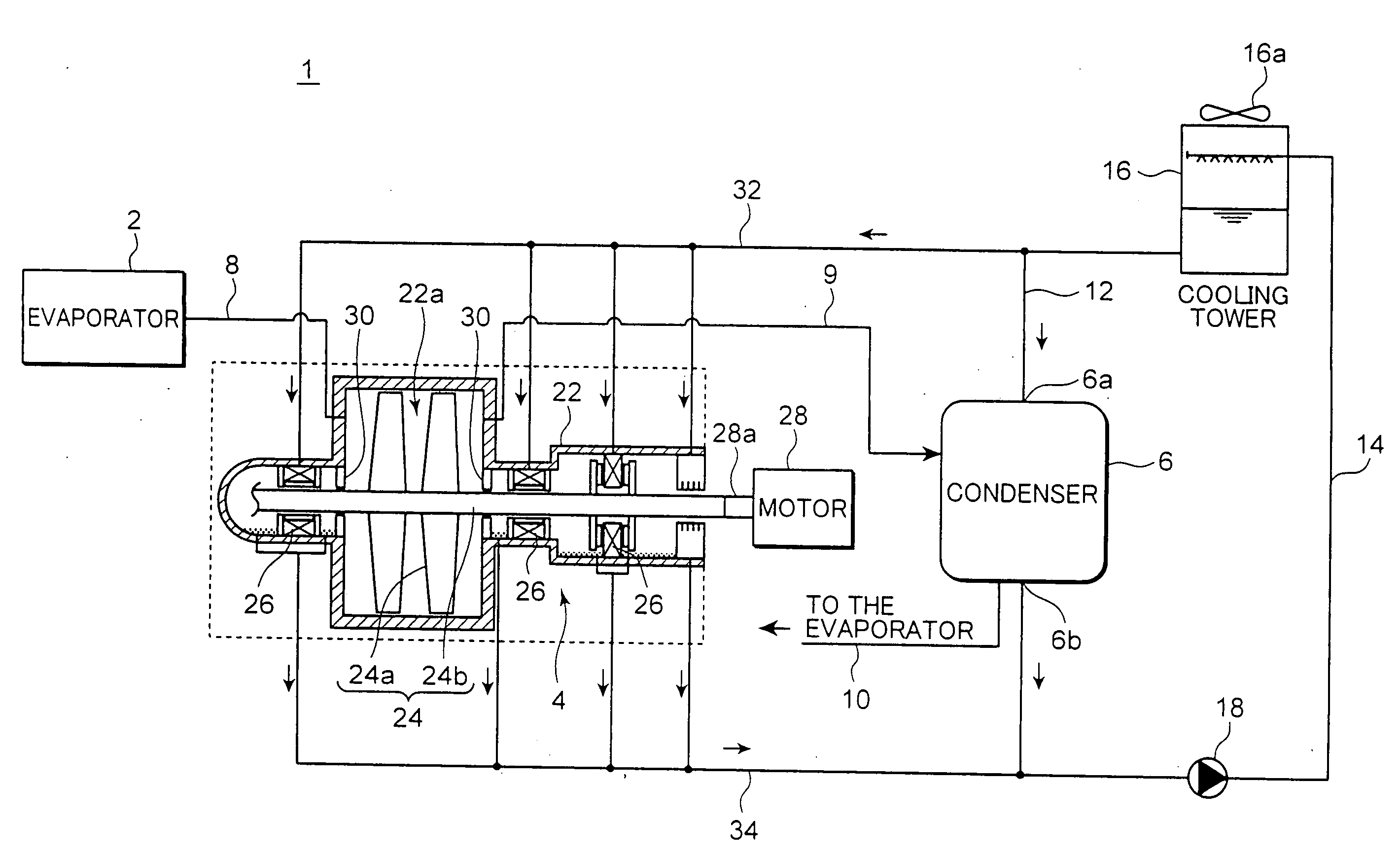 Compressor and refrigerating machine