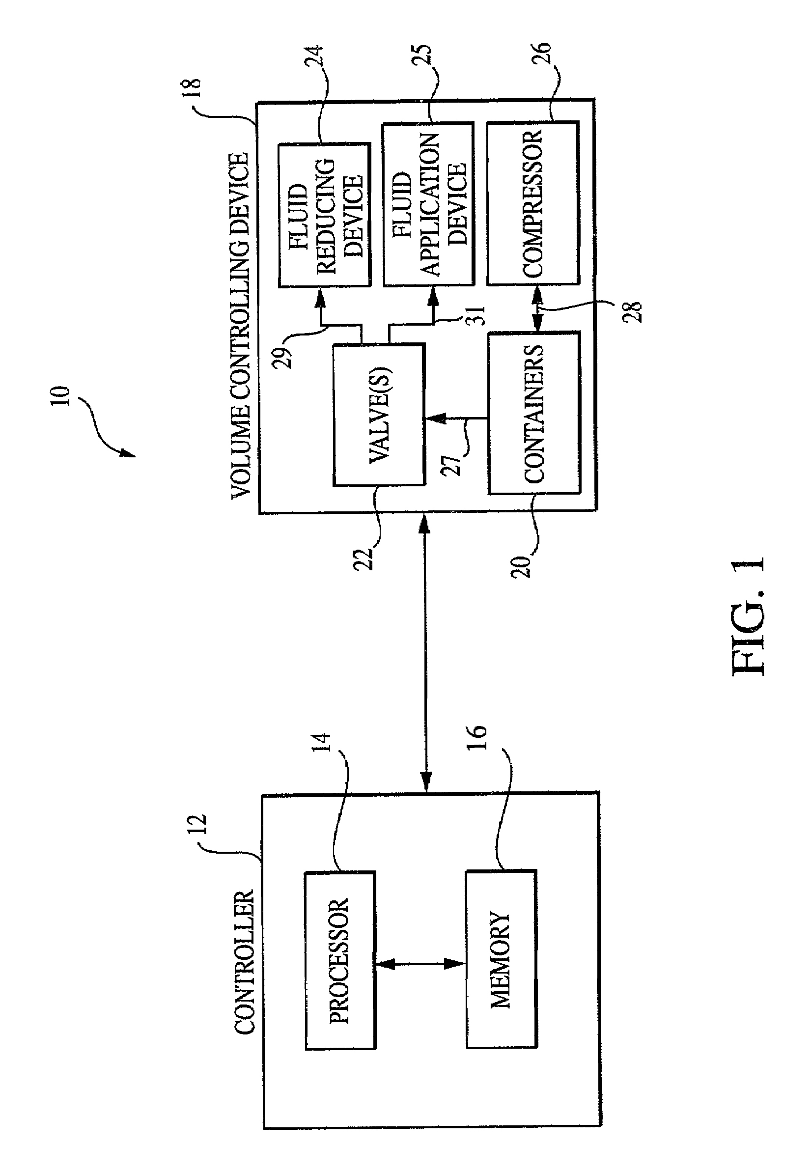 Slide acqueous volume controlling apparatus