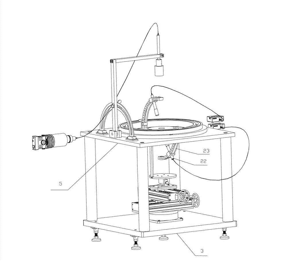 Device and method for detecting plant lamina three-dimensional light distribution