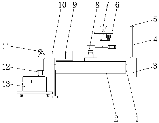 Empty bottle removal device used after filling