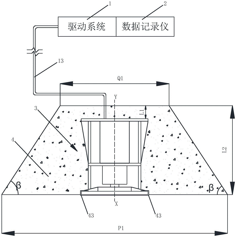 A high-pressure waterproof self-stabilizing load testing device for deep soil layers