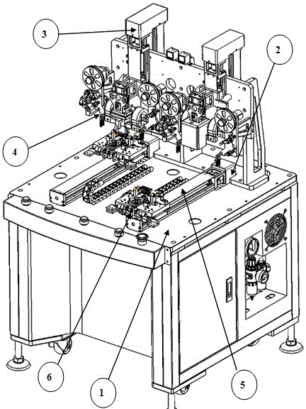 Automatic hot melting device