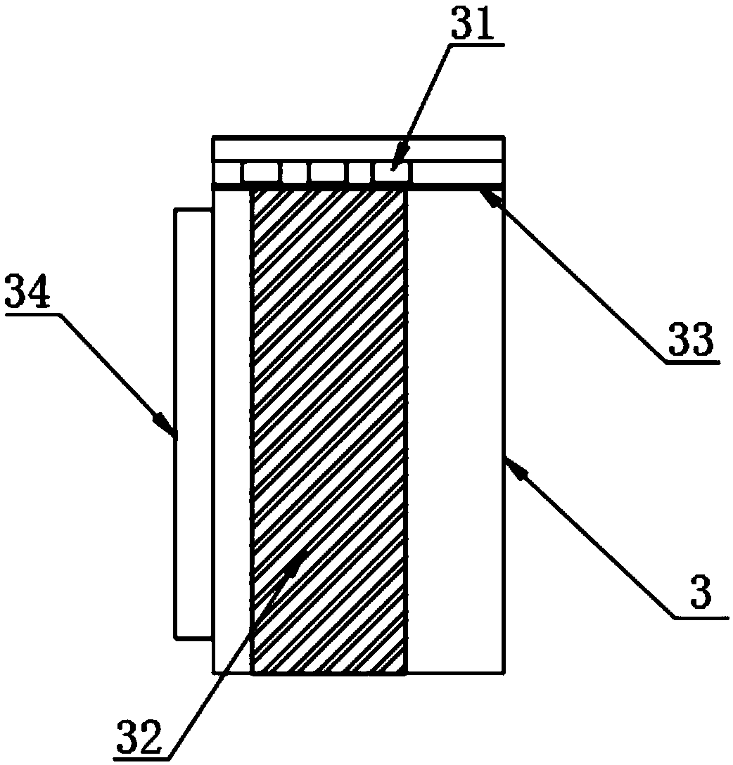 Device for fast treating exhaust gas through dominant microorganisms