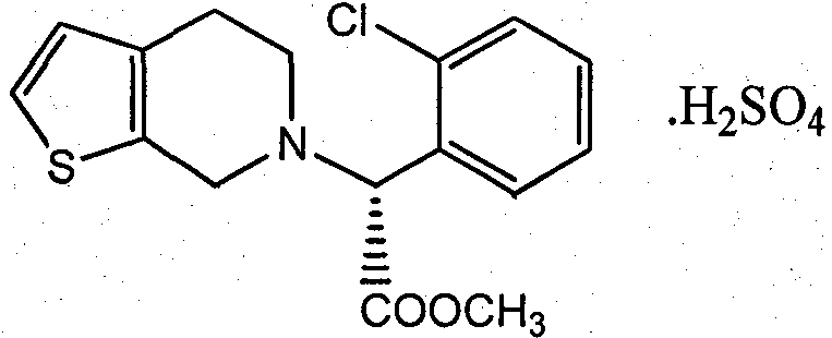 A kind of preparation method of clopidogrel bisulfate