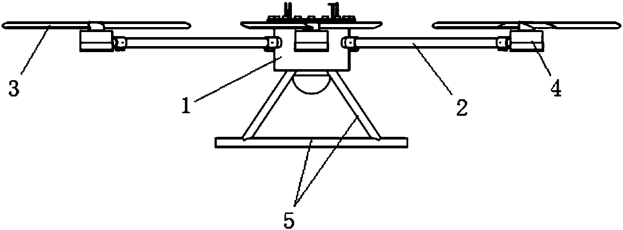 Leaking natural gas distribution mapping system and method based on unmanned gyroplane