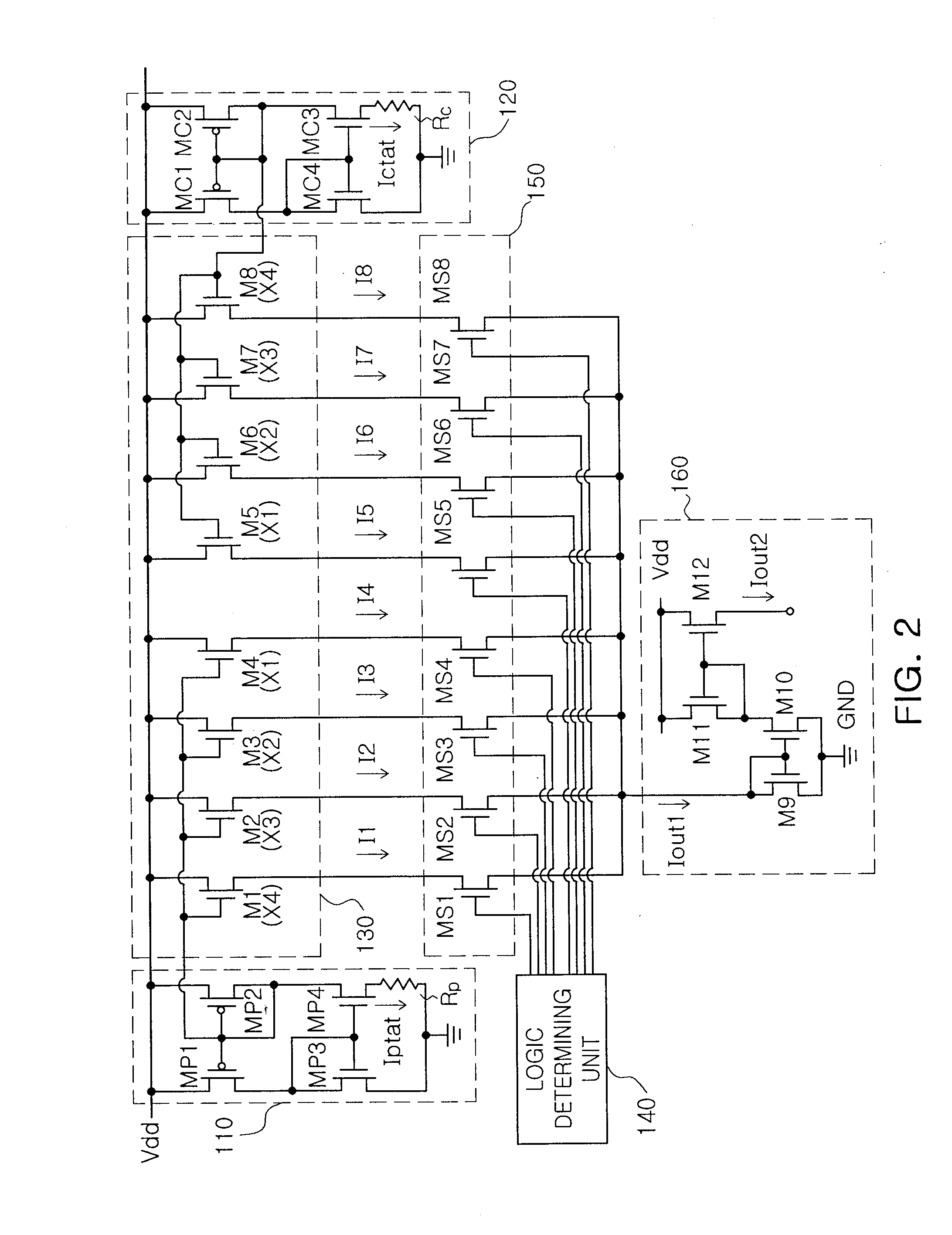Current circuit having selective temperature coefficient