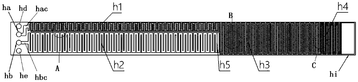 Array cylindrical group type multi-stage lamination micro-channel throttling heat exchange refrigerator