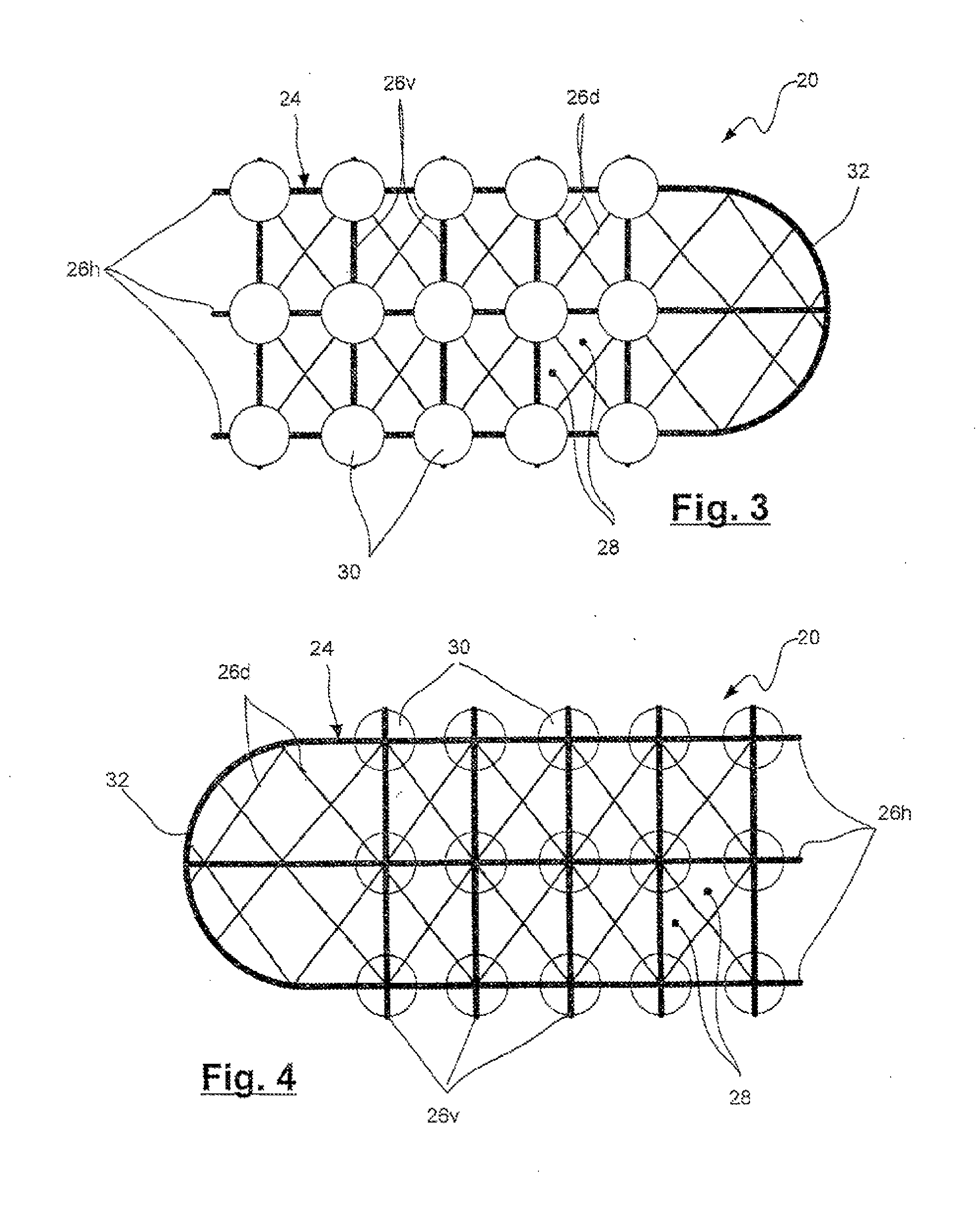 Internally implantable nasal stent