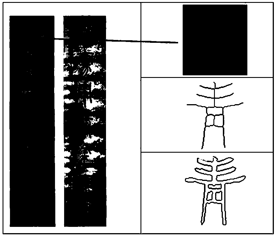A method for extracting single-character strokes in calligraphy works