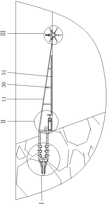 Device for isolating pollutants around drinking water source