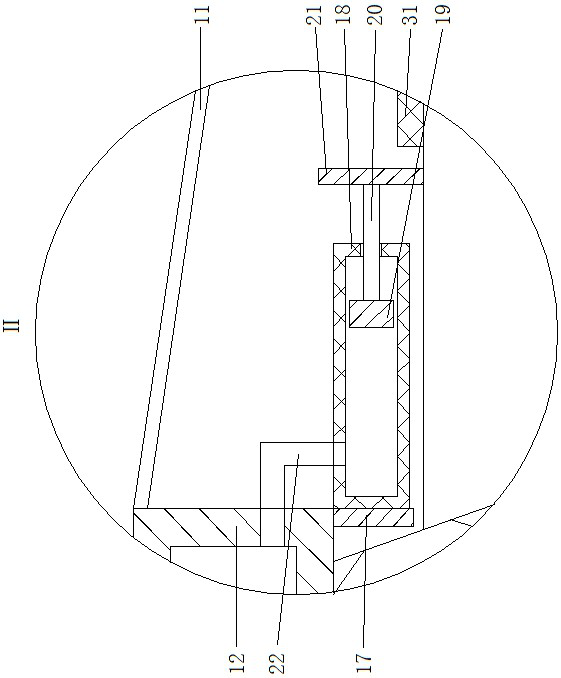 Device for isolating pollutants around drinking water source