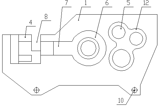 Novel processing technique of reinforcing steel bar cutting machine shell