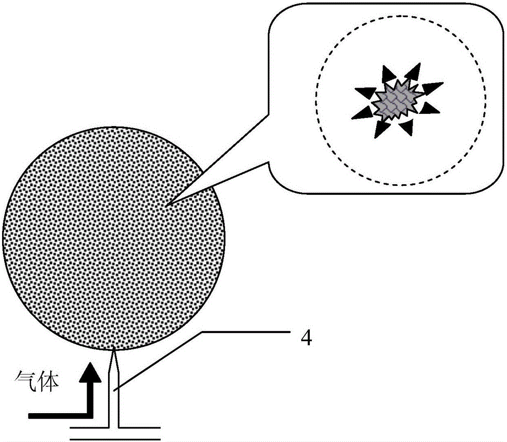Bubble dispersion method for preparing graphene/epoxy resin composite materials