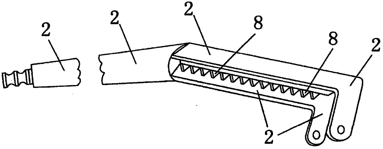 crocodile fork