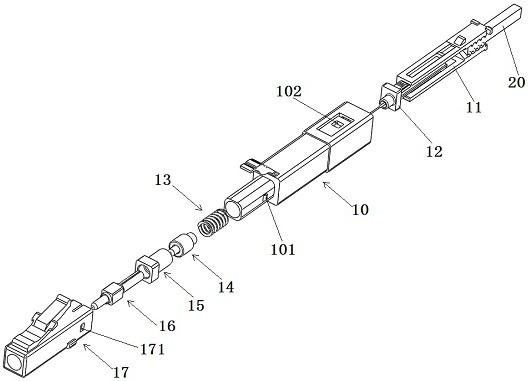 Fiber optic connectors and their tail wiring assemblies