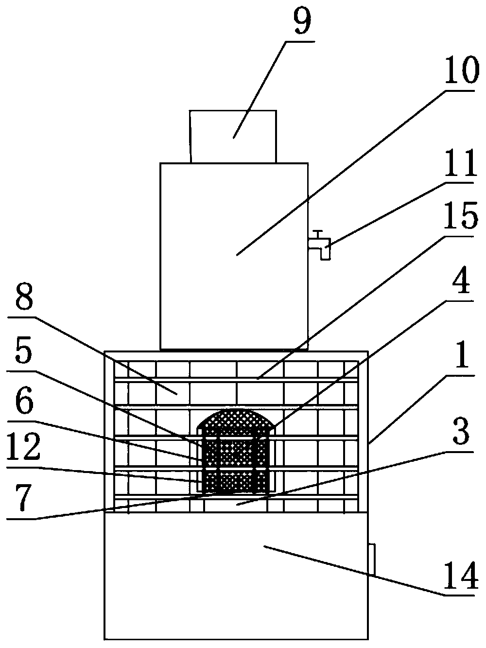 Alcohol-based fuel heating furnace