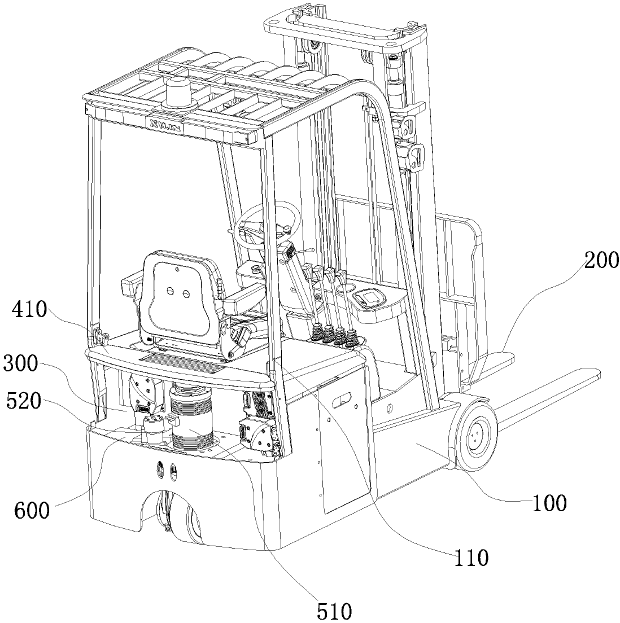 Counter weight structure of electric forklift - Eureka | Patsnap