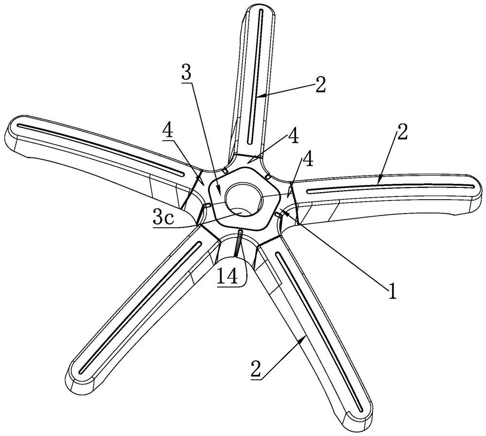 Chair leg packaging and using method