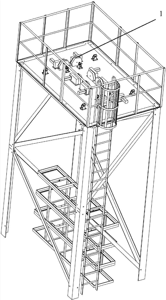 Eight-rope single-action box finding system