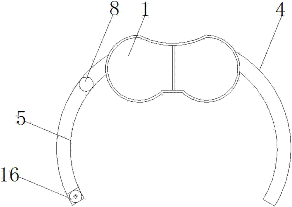 Blindfold for asthenopia treatment