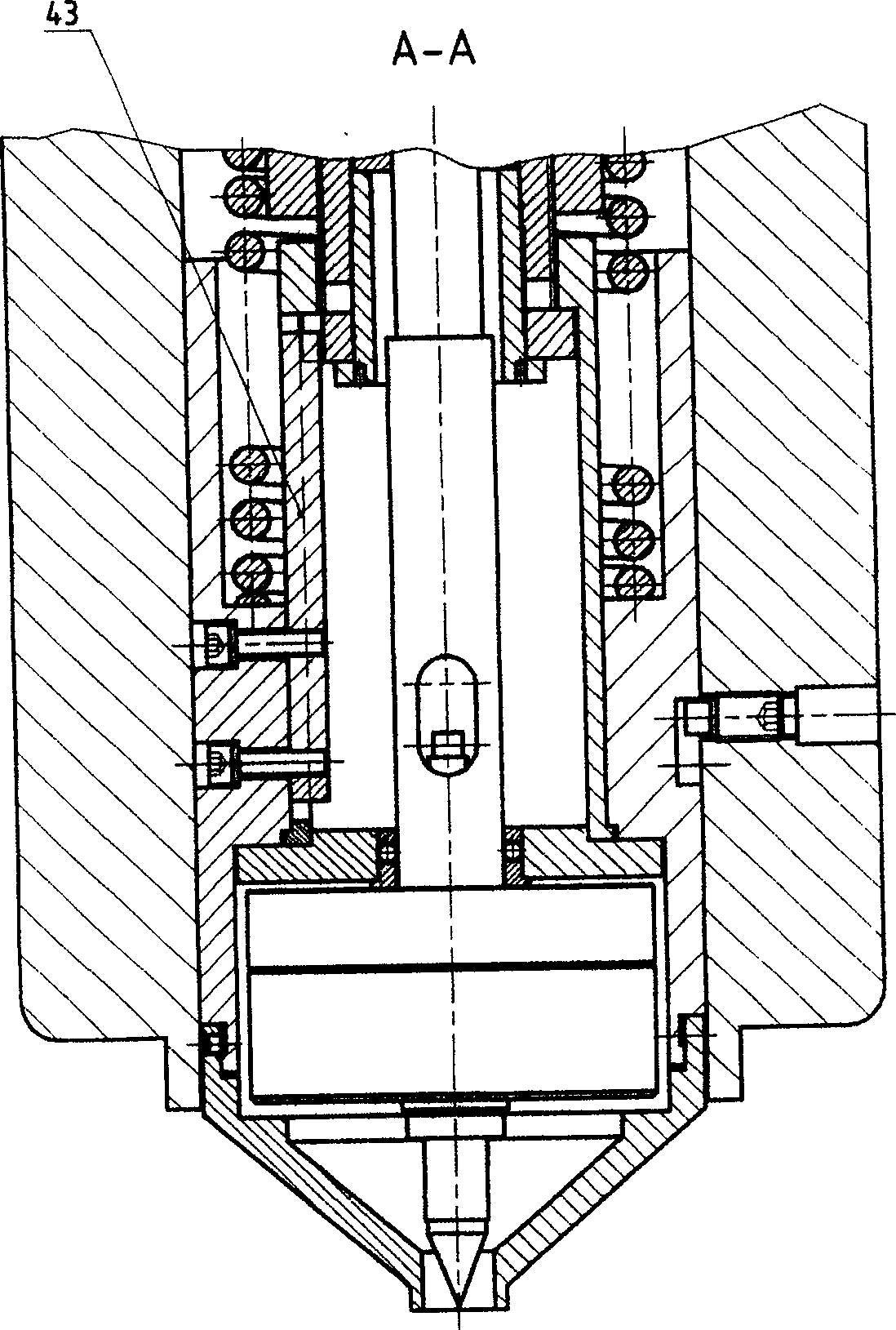 Automatic adding and discharging carrier of sclerometer and measuring cell