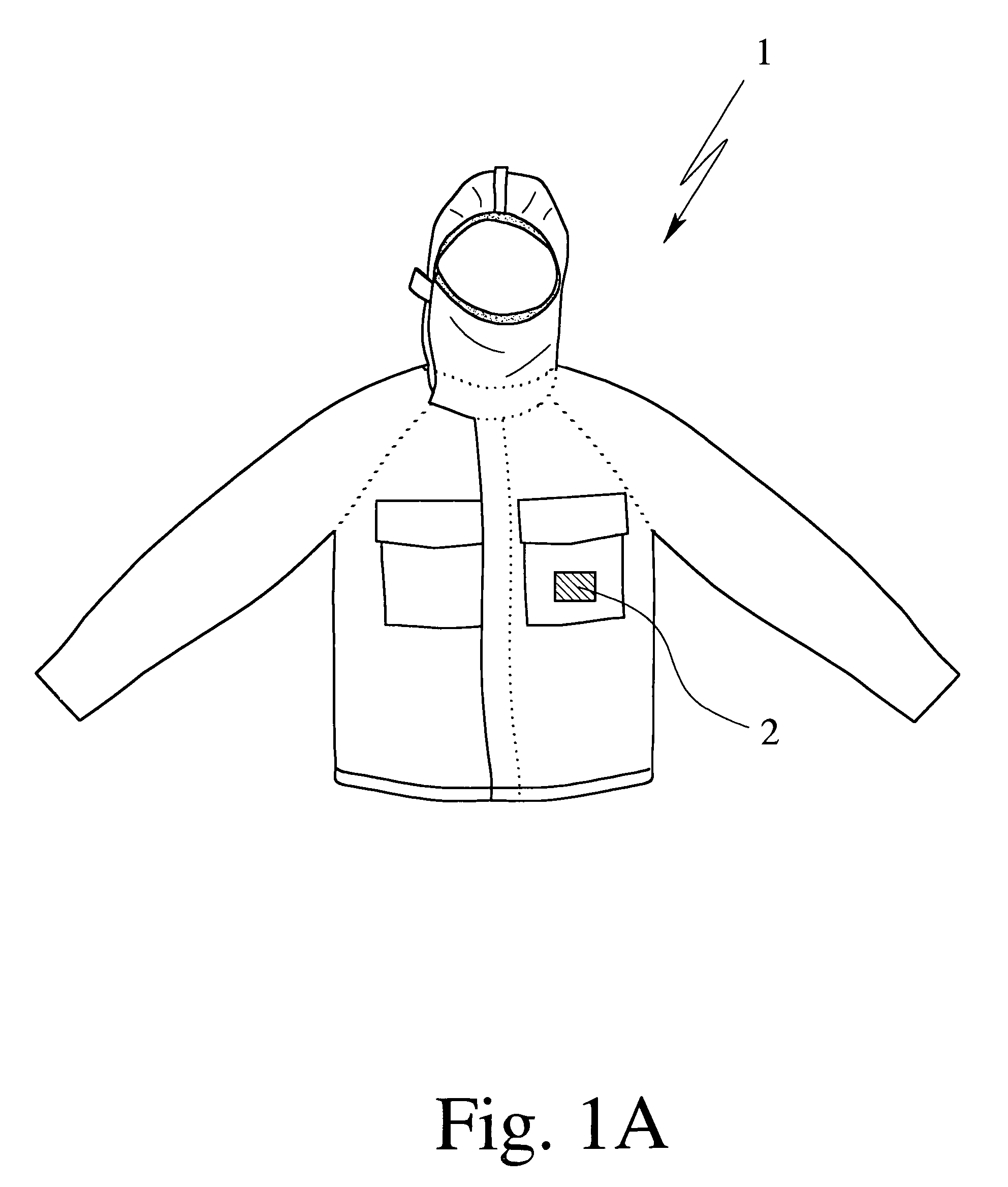 Functional apparel item, in particular NBC protective apparel with integrated measuring appliance