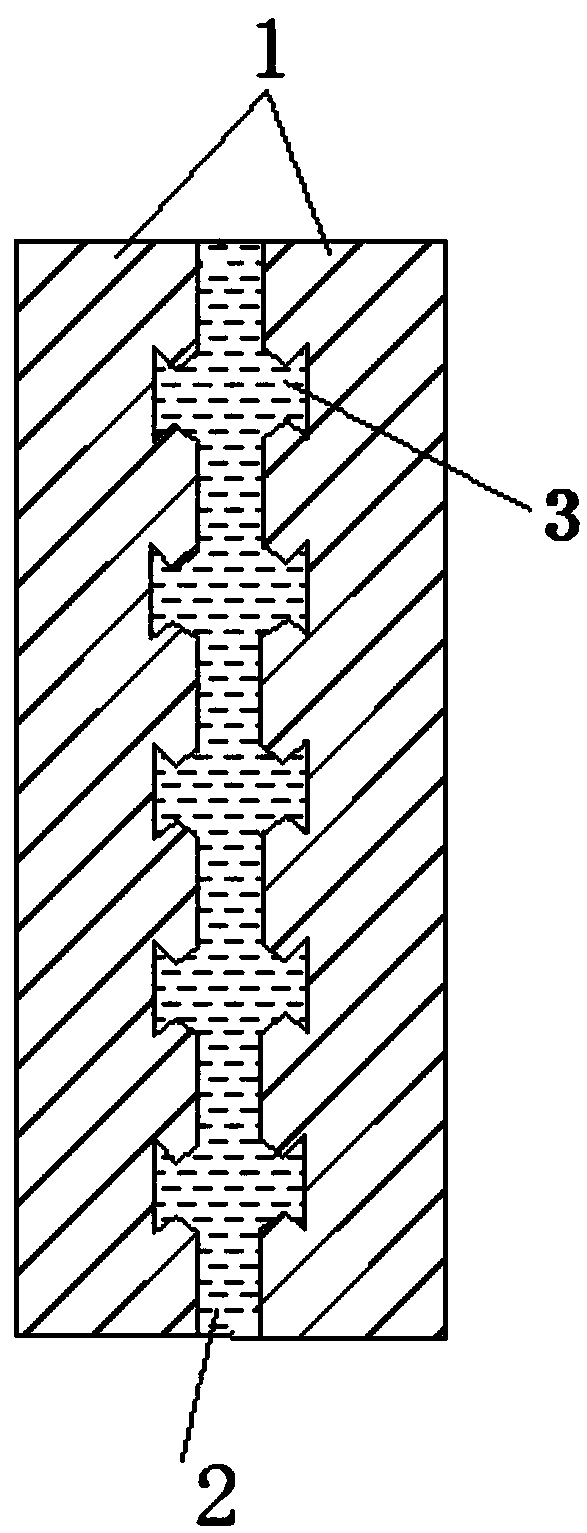 Double-side attaching aluminum foil paper for cigarette