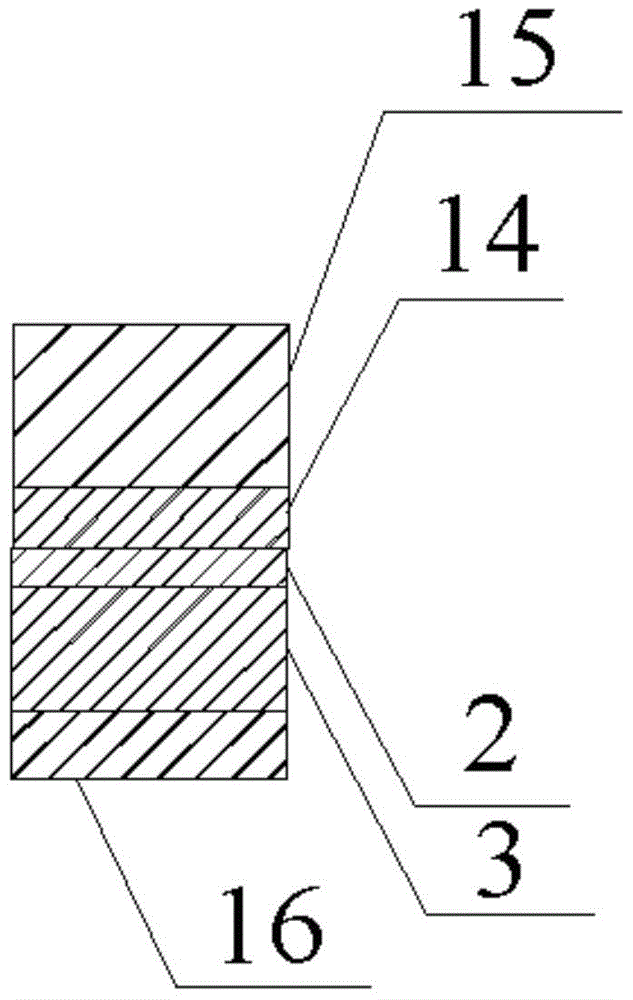 A double-wire parallel-wound non-inductive thin-film platinum thermal resistance