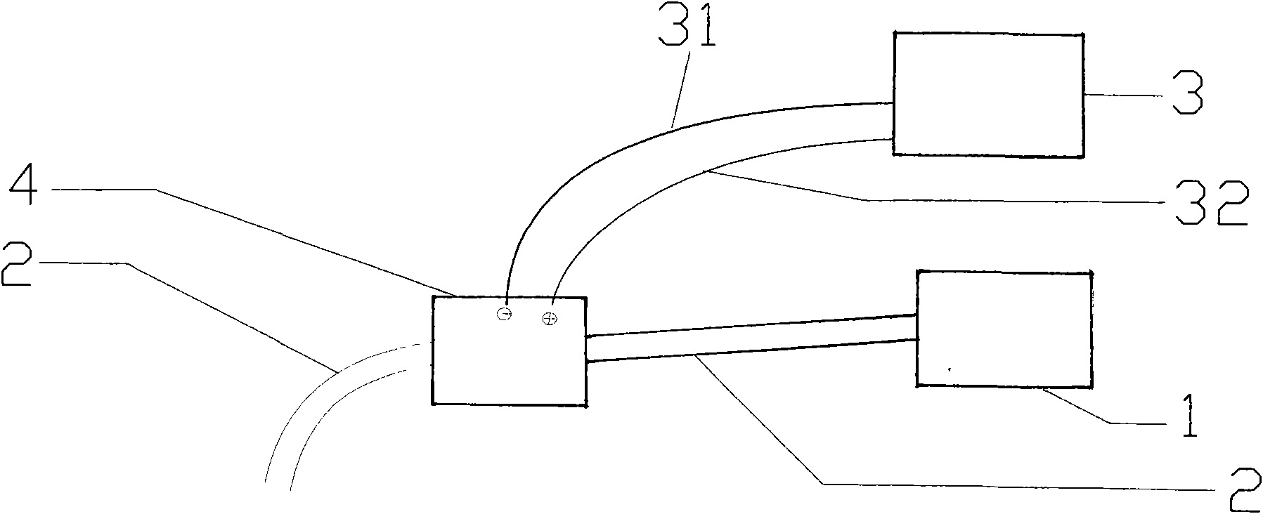Negative ion gas generating device