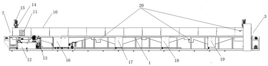 Crawler-type ultrasonic cleaning system for double-clamping hoops