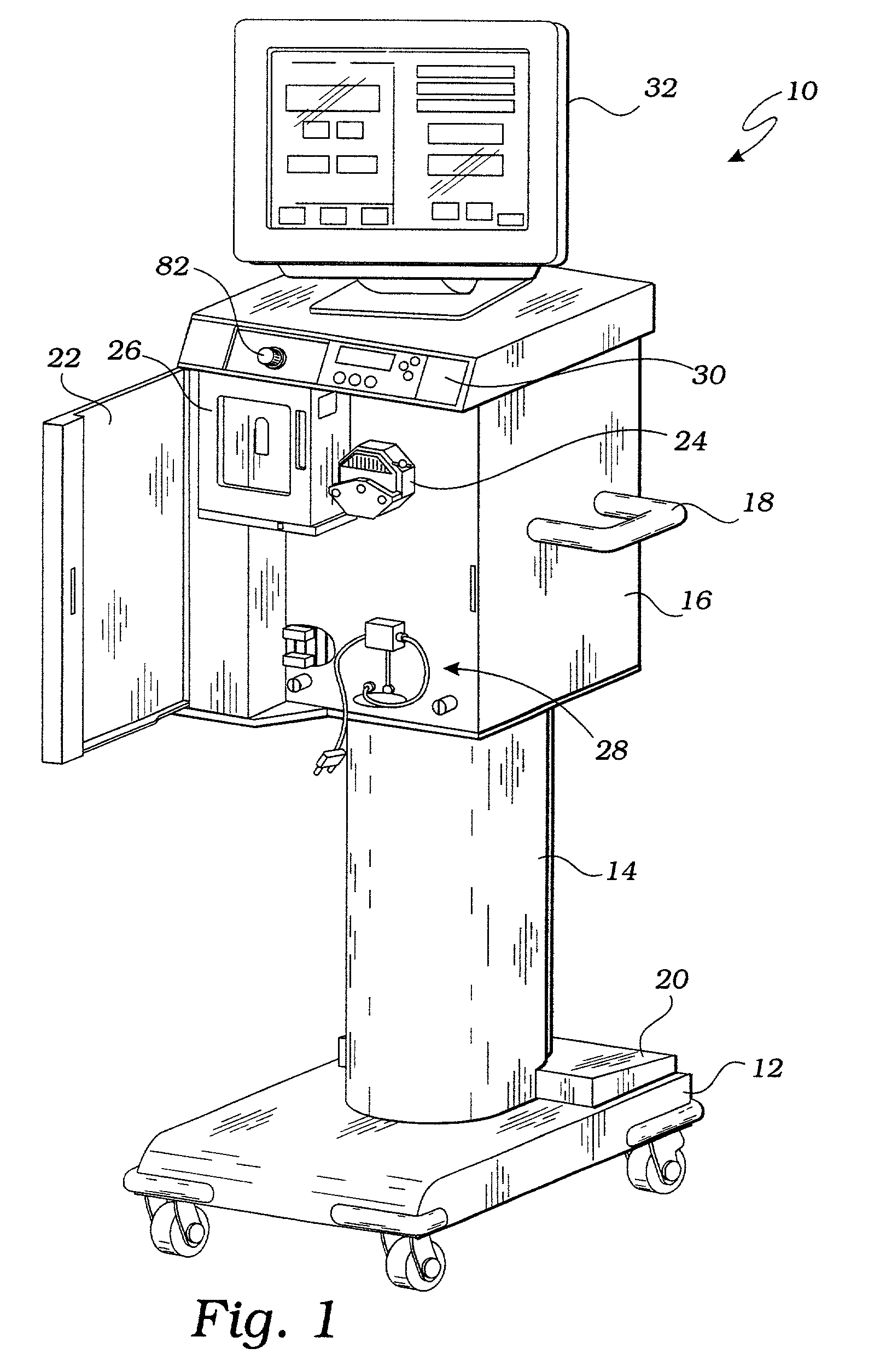 System for enriching a bodily fluid with a gas