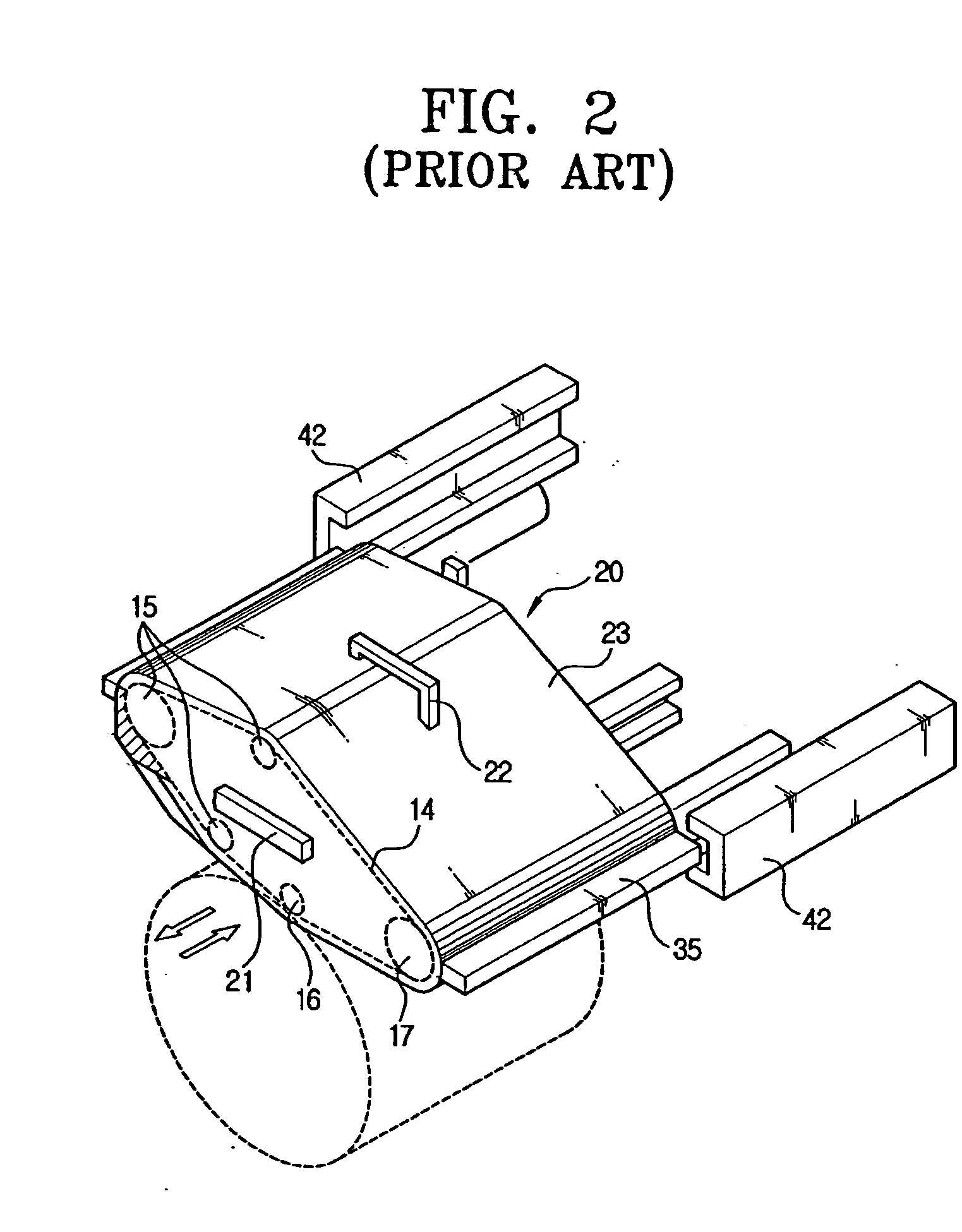 Transfer unit used with image forming apparatus