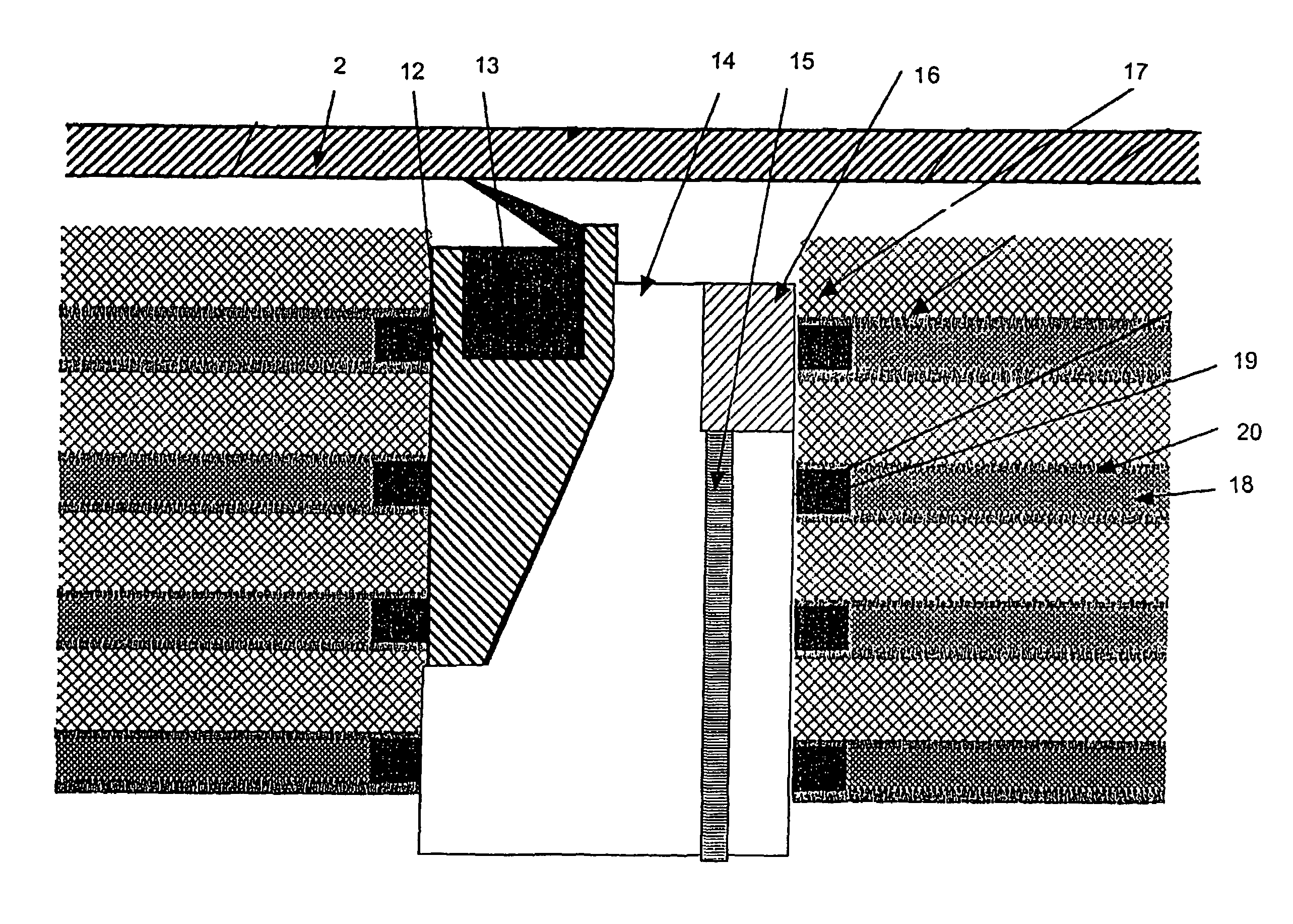 Spiral wound membrane element and a process for preventing telescoping of the filter element