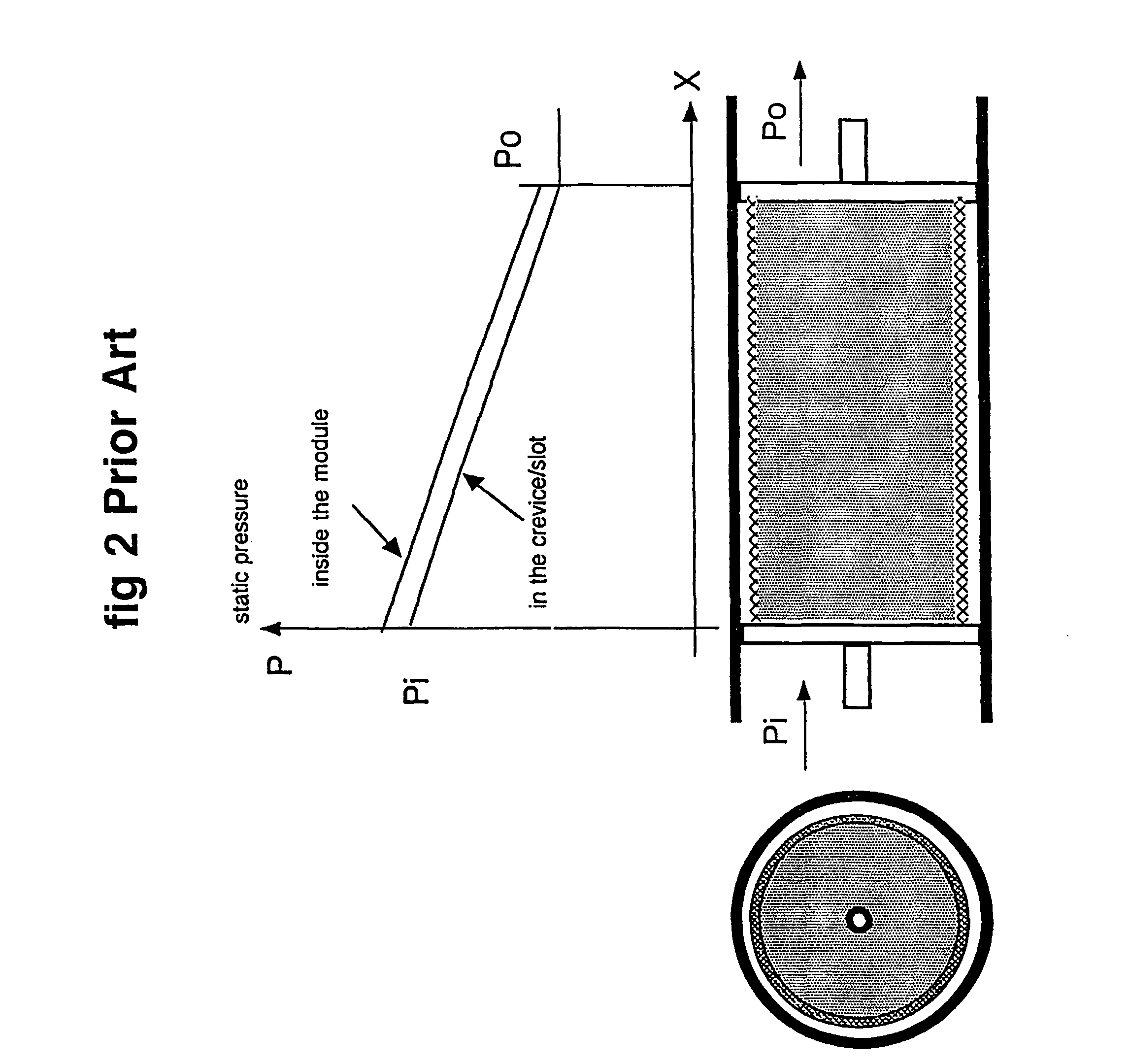 Spiral wound membrane element and a process for preventing telescoping of the filter element