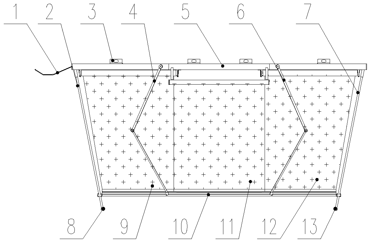 Railway vehicle and sunshade curtain thereof